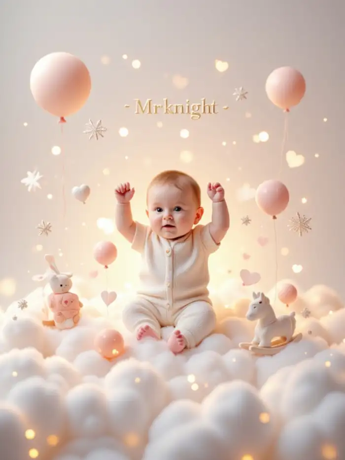 After: Baby World Miniature Scene - AI Miniatur result